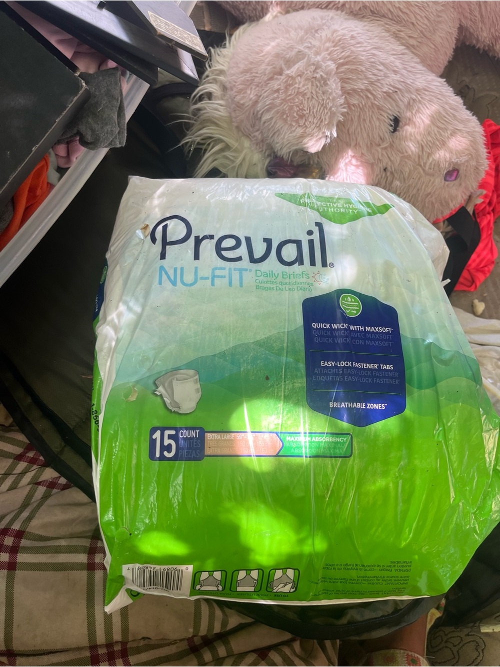 Prevail Nu-Fit Daily Briefs - Green (15 Count)